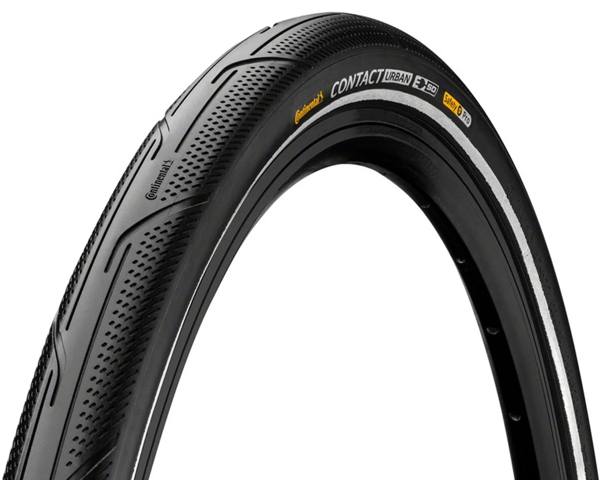 Continental Contact Urban City Bike Tire (Black/Reflex) (27.5") (2.0") (Wire) (PureGrip/SafetyPro) (E50)